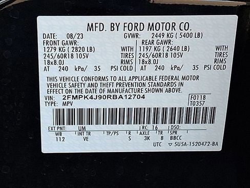 Used 2024 Ford Edge SEL w/ Convenience Package AWD/4WD image 26