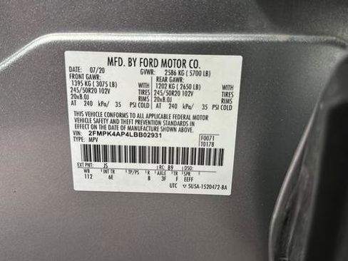 Used 2020 Ford Edge ST w/ Equipment Group 401A image 27