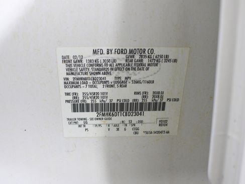 Used 2012 Ford Flex Limited w/ Equipment Group Order Code AWD/4WD image 38