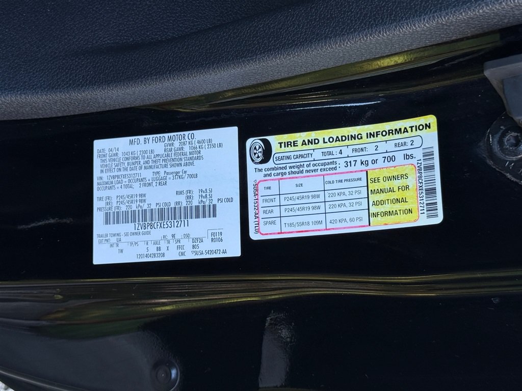 Used 2014 Ford Mustang GT w/ FP8 Appearance Package RWD image 45