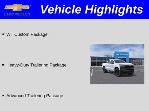 New 2026 Chevrolet Colorado W/T w/ WT Custom Package AWD/4WD image 2