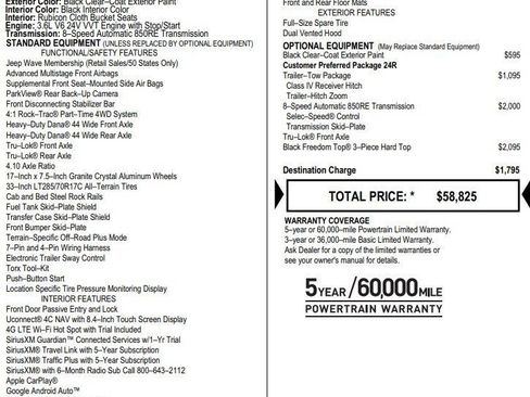 Used 2023 Jeep Gladiator Rubicon w/ Trailer Tow Package image 2