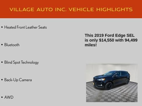Used 2019 Ford Edge SEL w/ Equipment Group 201A AWD/4WD image 14