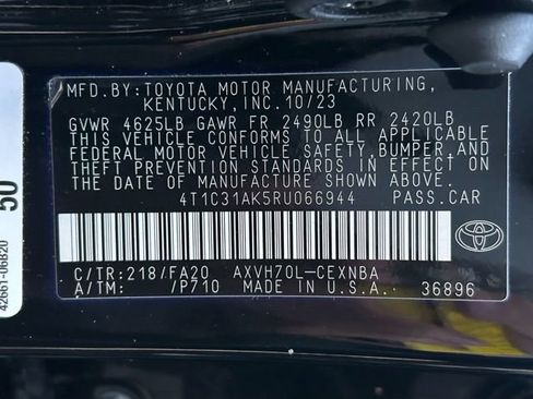 Used 2024 Toyota Camry LE image 16