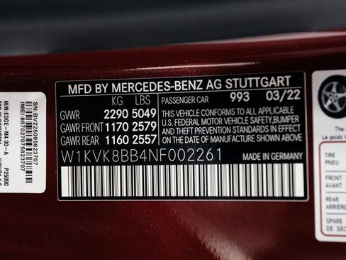 Used 2022 Mercedes-Benz SL 63 AMG 4MATIC w/ AMG Aerodynamic Package image 42
