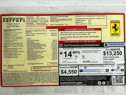 Used 2025 Ferrari 12Cilindri RWD image 40