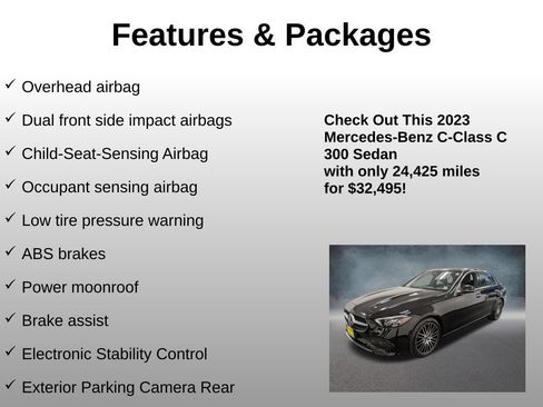Used 2023 Mercedes-Benz C 300 4MATIC Sedan image 16