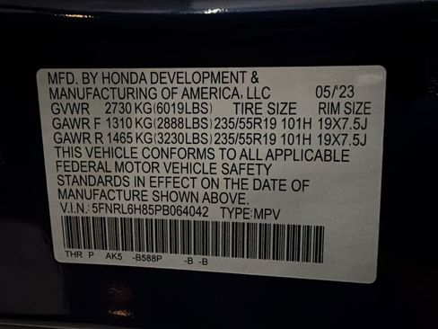 Used 2023 Honda Odyssey Touring image 25