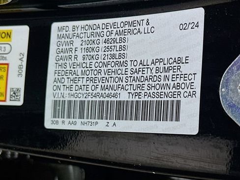 Certified 2024 Honda Accord Sport image 33
