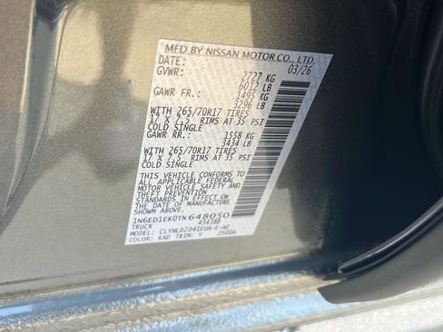 New 2026 Nissan Frontier PRO-4X w/ Pro Premium Package image 37