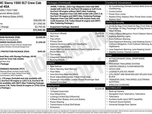 New 2026 GMC Sierra 1500 SLT w/ SLT Premium Package AWD/4WD image 5