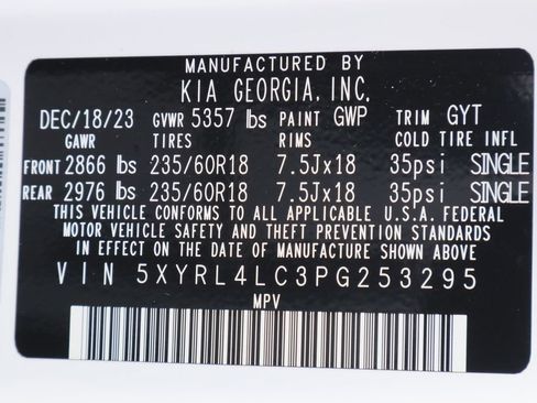 Used 2023 Kia Sorento S w/ Panoramic Sunroof Package FWD image 34