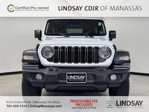 Certified 2024 Jeep Wrangler Unlimited Sport AWD/4WD image 3