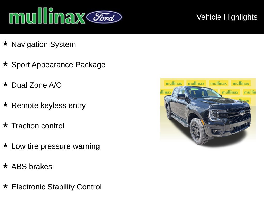 New 2026 Ford Ranger Lariat w/ FX4 Off-Road Package AWD/4WD image 15