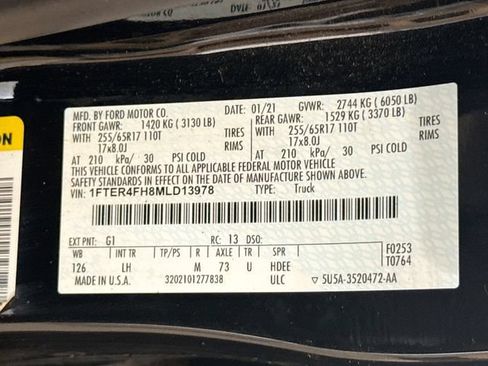 Used 2021 Ford Ranger XLT w/ Equipment Group 301A Mid AWD/4WD image 29