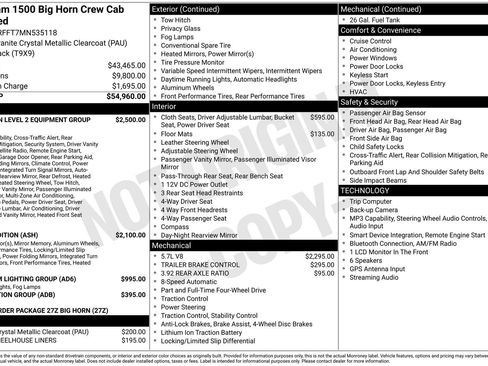 Used 2021 RAM 1500 Big Horn AWD/4WD image 5