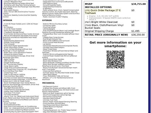 Used 2020 Jeep Cherokee Trailhawk image 2