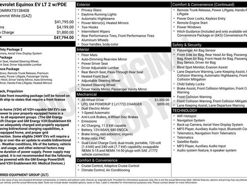 New 2026 Chevrolet Equinox EV LT AWD/4WD image 4