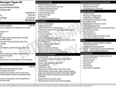 Used 2023 Volkswagen Tiguan SE image 5
