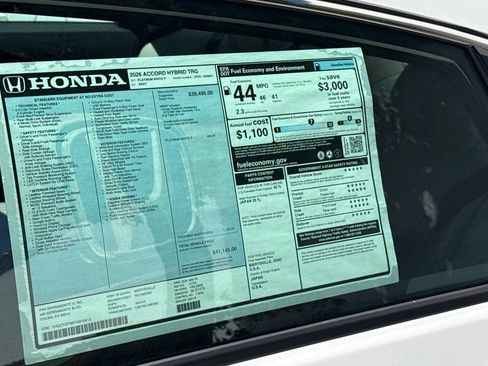 New 2026 Honda Accord Touring image 30