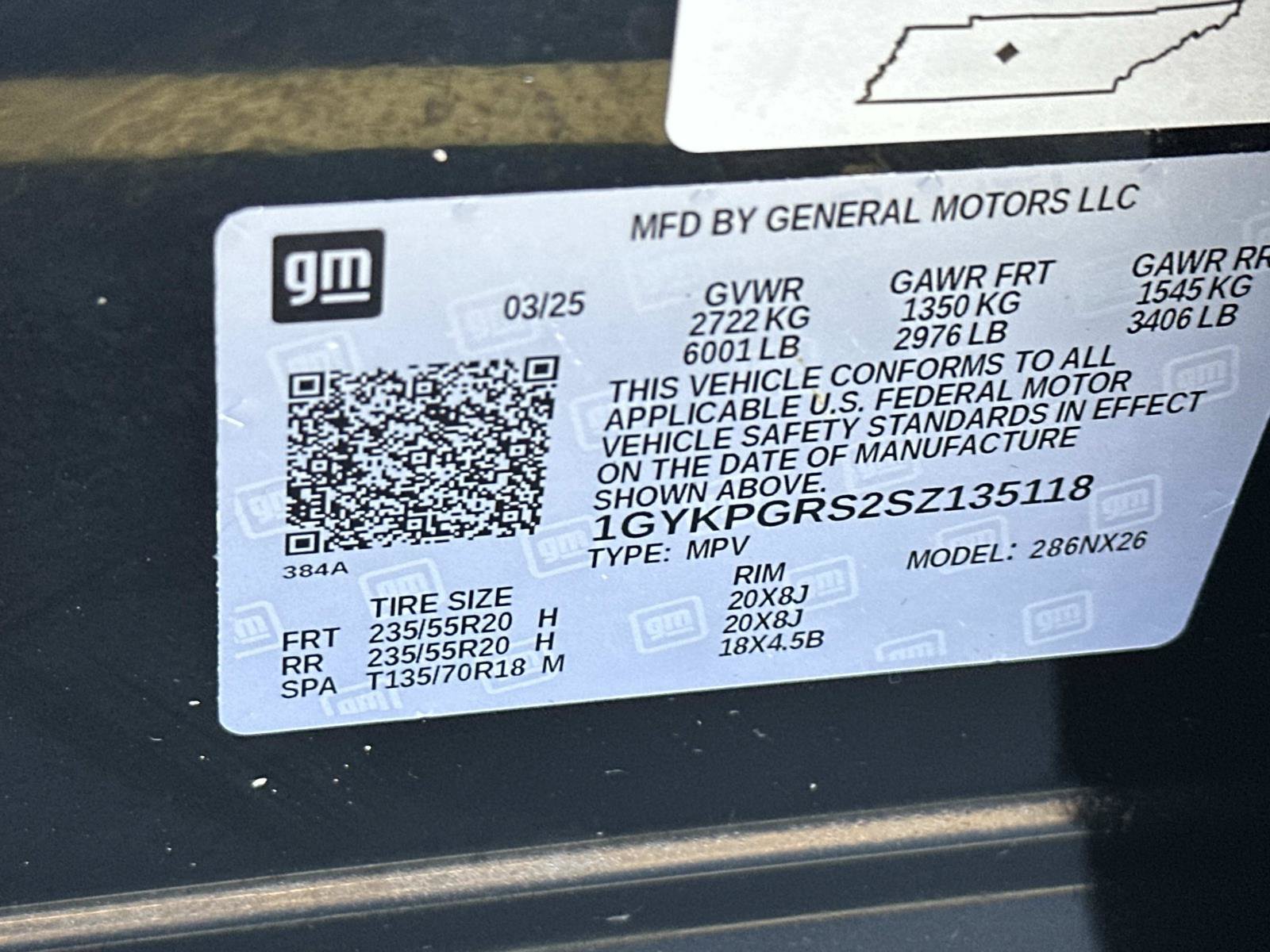 Certified 2025 Cadillac XT6 Sport w/ LPO, Floor Liner Package AWD/4WD image 19