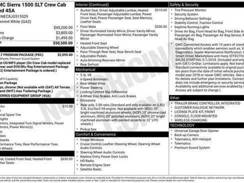 Used 2018 GMC Sierra 1500 SLT w/ Texas SLT Premium Package image 7