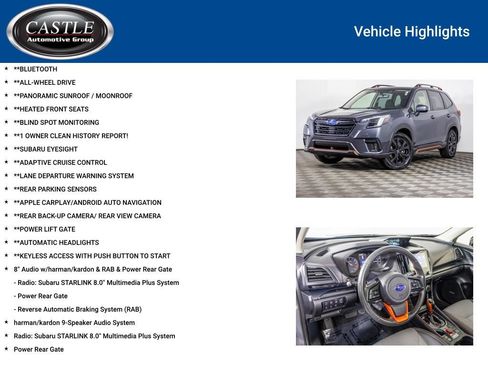 Used 2024 Subaru Forester Sport AWD/4WD image 3