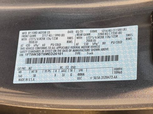 Used 2021 Ford F350 Lariat w/ Lariat Ultimate Package AWD/4WD image 22