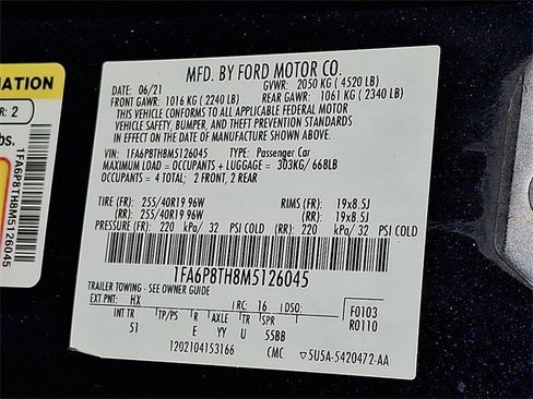 Used 2021 Ford Mustang Premium w/ Equipment Group 201A image 27