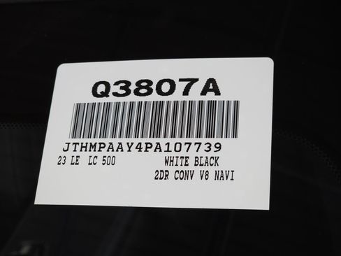 Certified 2023 Lexus LC 500 Convertible image 36