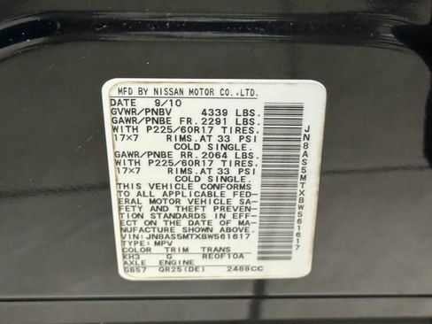 Used 2011 Nissan Rogue SV image 38