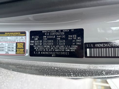 New 2026 Kia Carnival SX FWD image 20