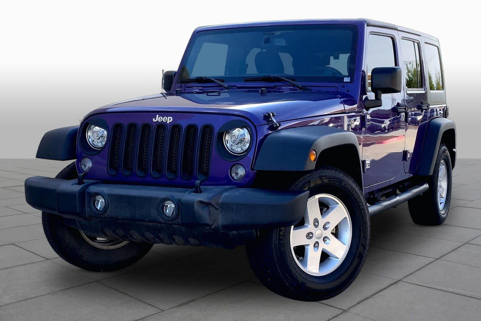 Used 2018 Jeep Wrangler Unlimited Sport S AWD/4WD image 1