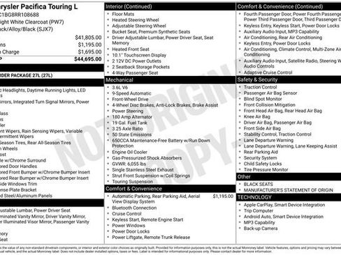 Used 2024 Chrysler Pacifica Touring-L image 10