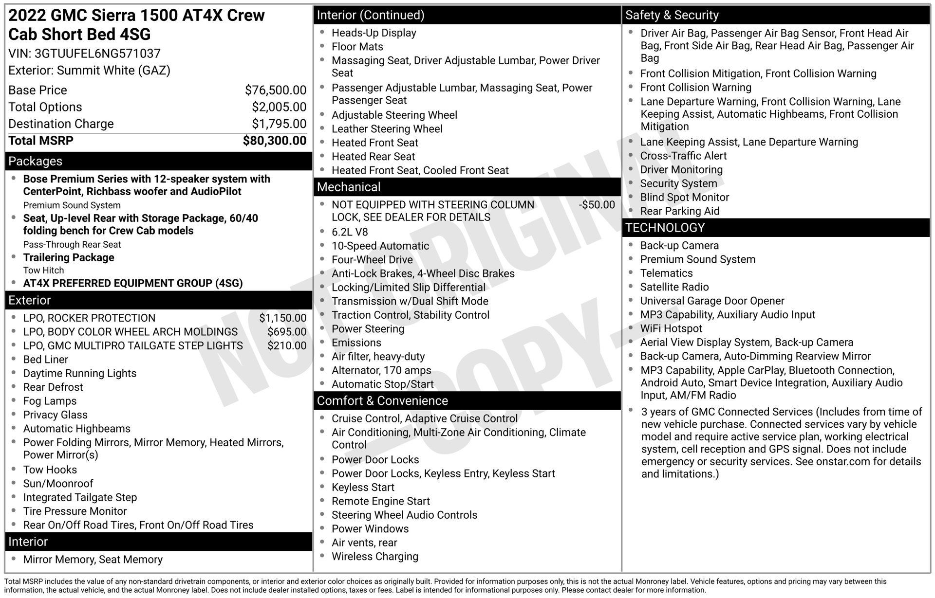 Used 2022 GMC Sierra 1500 AT4X AWD/4WD image 52