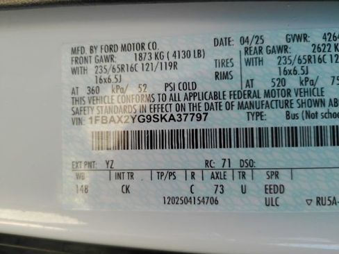 Used 2025 Ford Transit 350 XLT RWD image 43