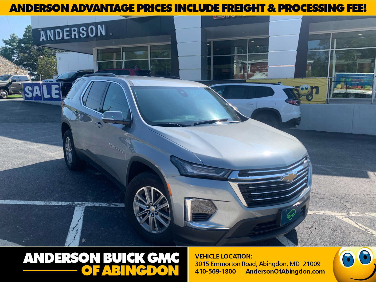 Used 2023 Chevrolet Traverse LT w/ LPO, Floor Liner Package AWD/4WD image 1