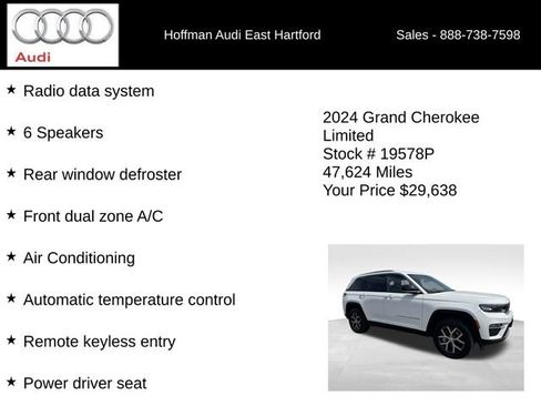 Used 2024 Jeep Grand Cherokee Limited AWD/4WD image 12