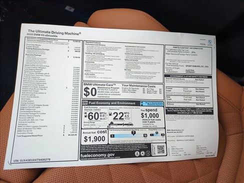 New 2026 BMW X5 xDrive50e w/ Executive Package AWD/4WD image 18