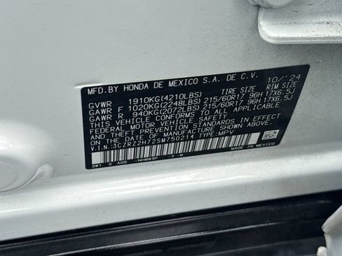 Certified 2025 Honda HR-V EX-L image 31