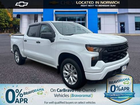 Certified 2022 Chevrolet Silverado 1500 Custom AWD/4WD image 3