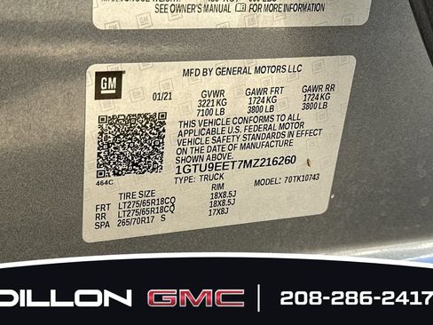 Used 2021 GMC Sierra 1500 AT4 w/ AT4 Premium Package AWD/4WD image 31