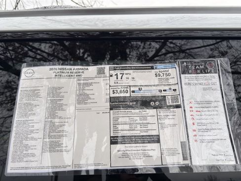 New 2026 Nissan Armada Platinum Reserve w/ Accent Package image 12