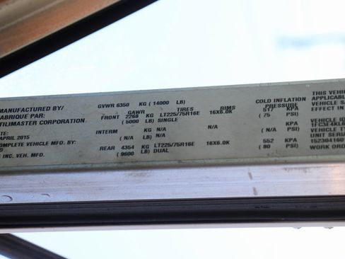 Used 2015 Ford E-450 and Econoline 450 Super Duty w/ A/C Prep Package image 34