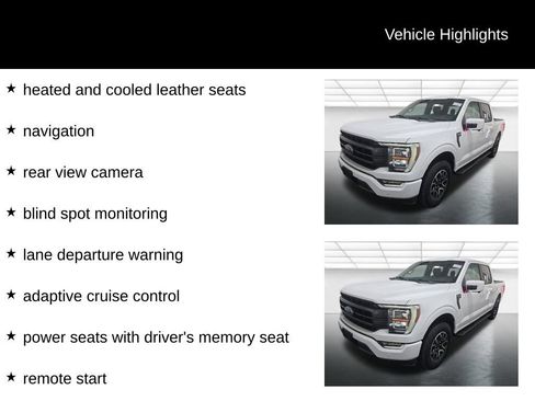Used 2022 Ford F150 Lariat w/ Equipment Group 502A High AWD/4WD image 2