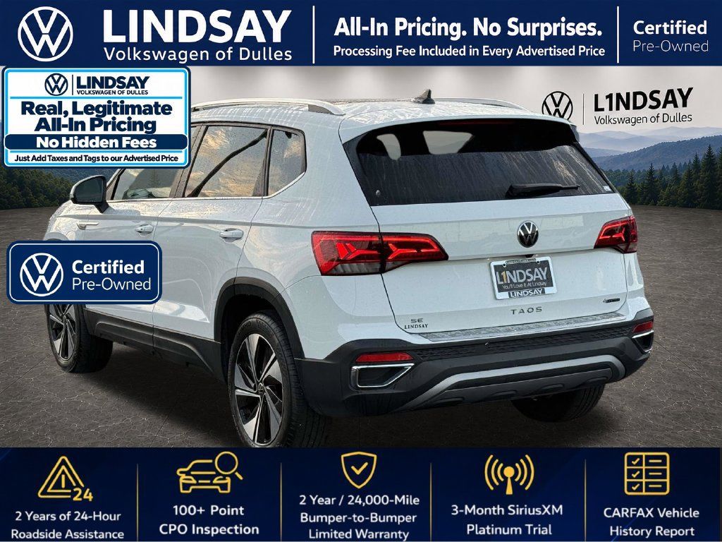 Certified 2023 Volkswagen Taos SE w/ Panoramic Sunroof Package AWD/4WD image 5
