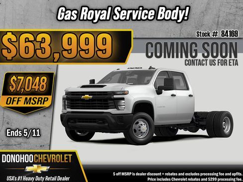 New 2026 Chevrolet Silverado 3500 W/T w/ WT Convenience Package AWD/4WD image 1