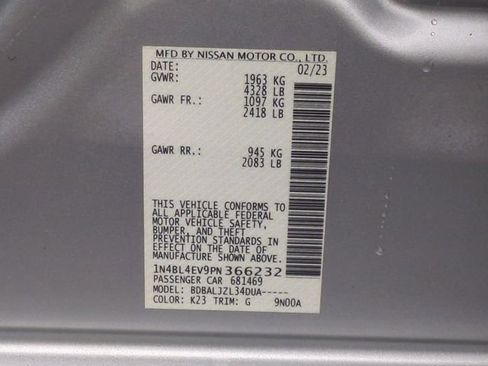 Used 2023 Nissan Altima 2.5 SL FWD image 26