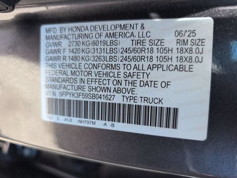 Used 2025 Honda Ridgeline RTL image 35