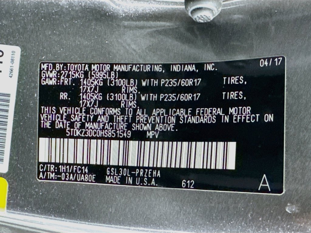 Used 2017 Toyota Sienna LE FWD image 36